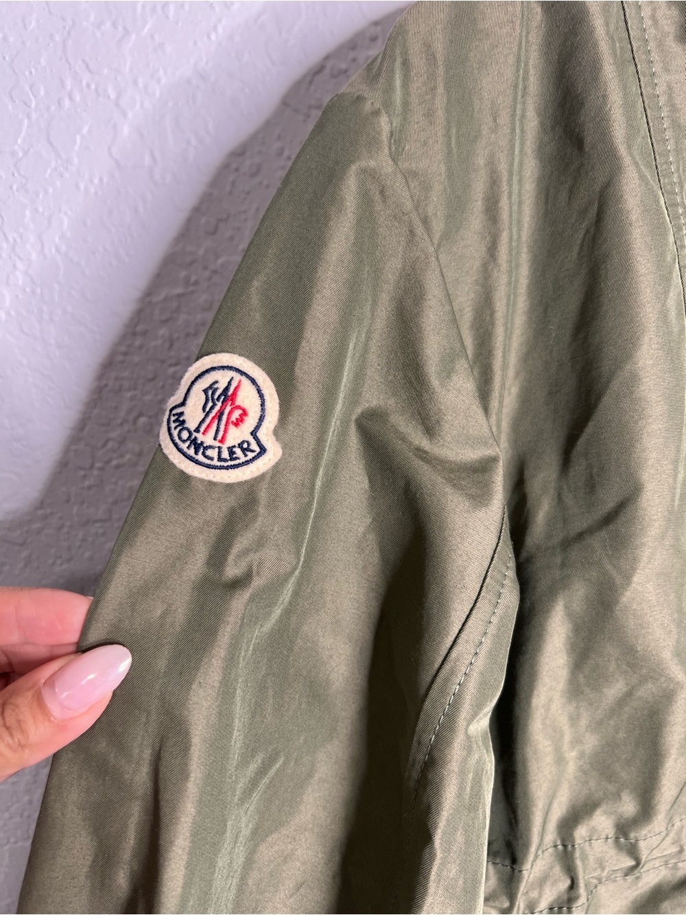 Moncler Hooded Jacket Women Medium 2 Military LLO concealed Field Cargo $1690 - Picture 8 of 16